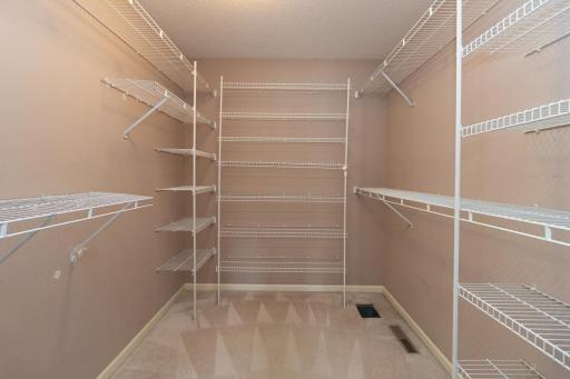 FABULOUS primary closet.
