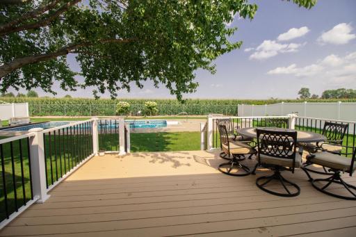 Nice-sized deck.