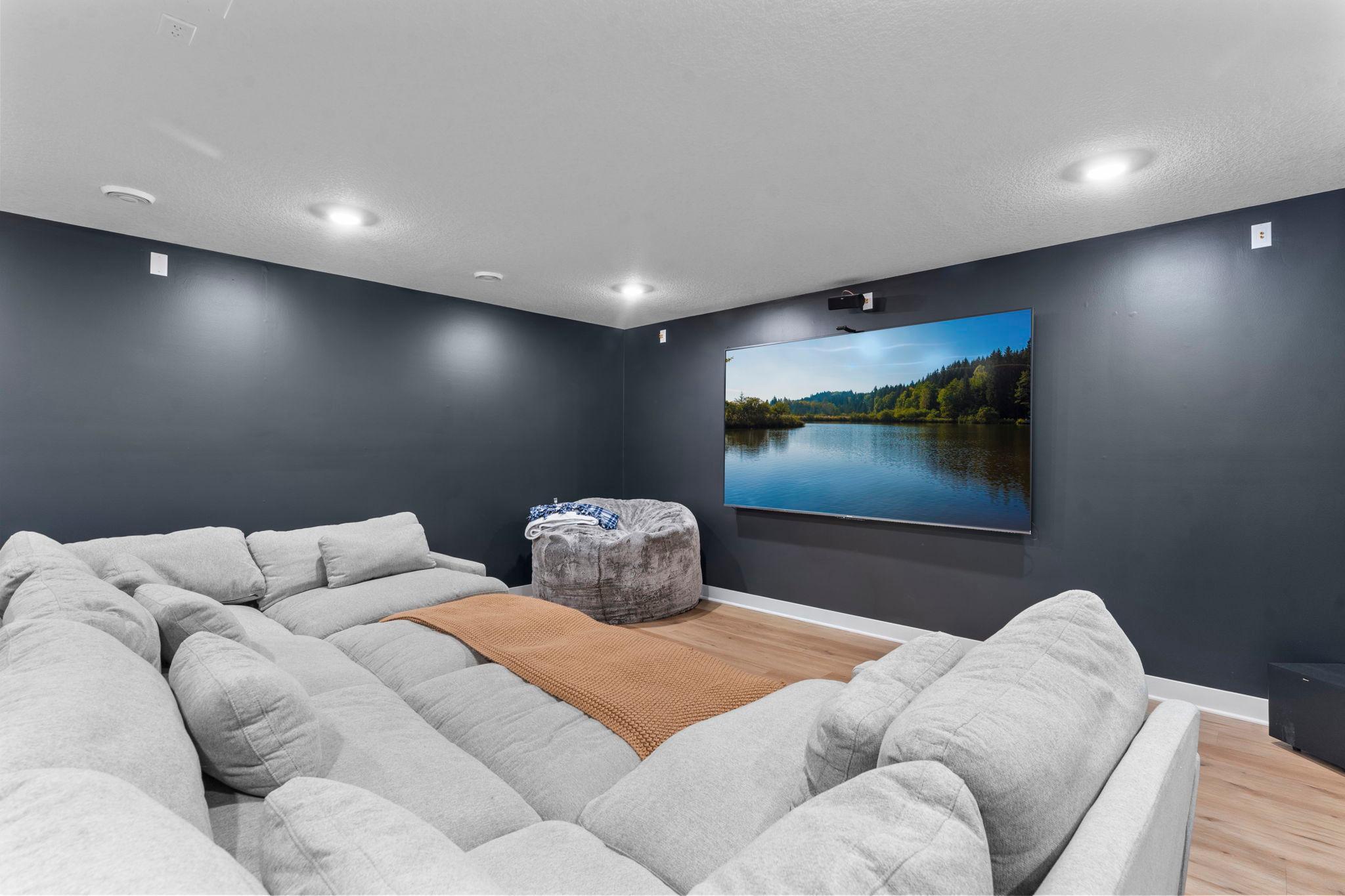 Lower Level Media Room