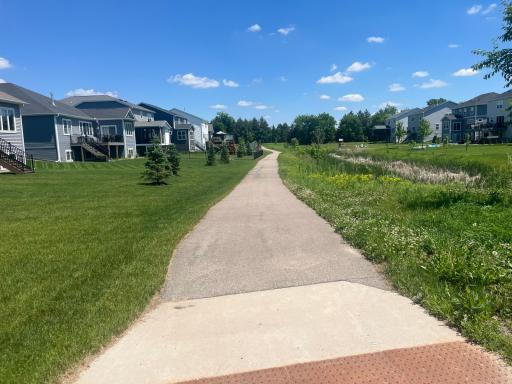 The community walking paths are ready explore, a great way to get exercise and interact with nature and meet new neighbors.