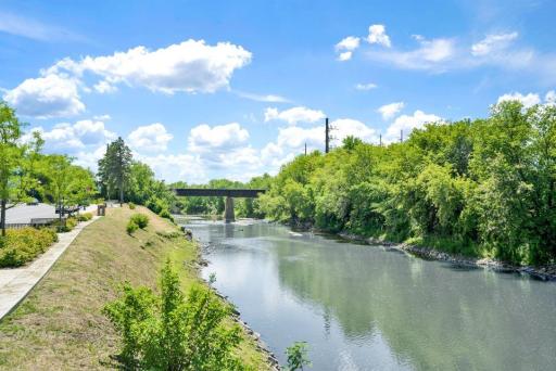 River Front Park makes it easy to explore and enjoy the beauty of the Crow River. The park is a great place to be in the summer on a day like this but is also stunning in the fall when leaves change.