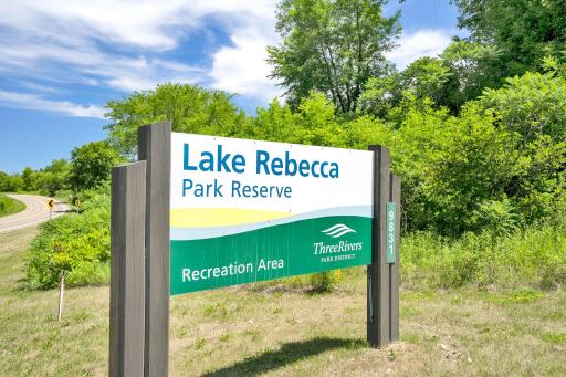 Lake Rebecca Park Reserve has so many available things to do it is difficult to list them all. Enjoy Boating, Camping, Fishing, Biking, Hiking, Swimming, horseback riding, cross country skiing, snow shoeing and even geocaching!