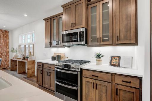 With ample counter top space you can be prepared for evening meals or hosting guests. (model photo)