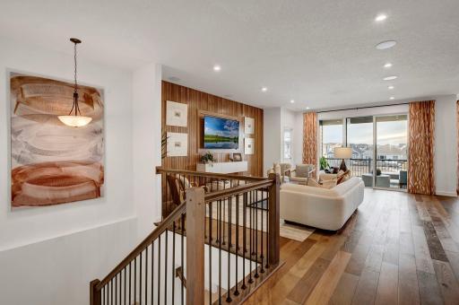 The open entry is spacious, bright and welcoming. (model photo)