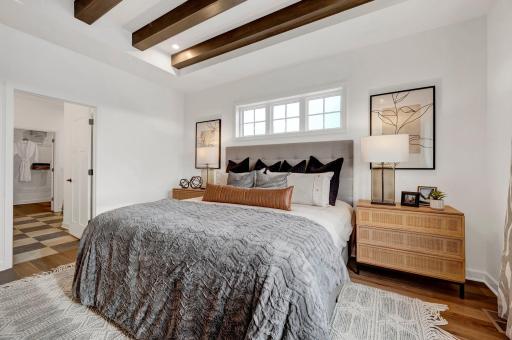 Another view of the Owner's Suite. (model photo)