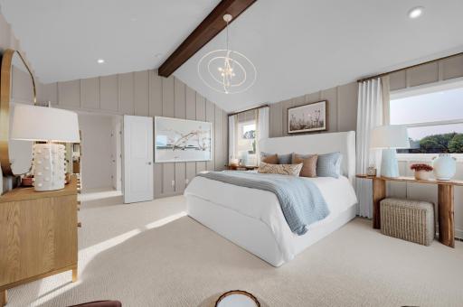 Another view of the stunning owner's suite. (model photo)