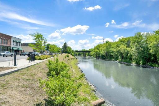 River Front Park makes it easy to explore and enjoy the beauty of the Crow River. The park is a great place to be in the summer on a day like this but is also stunning in the fall when leaves change.