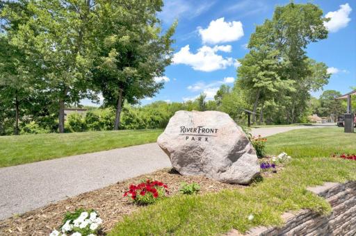 Another beautiful day at nearby River Front Park! Enjoy a walk along the scenic Crow River in the heart of downtown Delano.