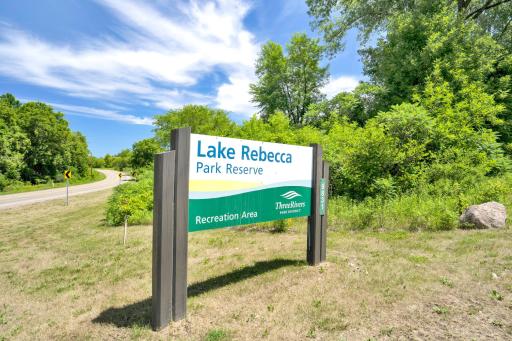 Lake Rebecca Park Reserve has so many available things to do it is difficult to list them all. Enjoy Boating, Camping, Fishing, Biking, Hiking, Swimming, horseback riding, cross country skiing, snow shoeing and even geocaching!
