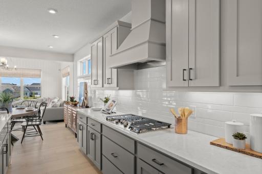 Every detail of the home is designer inspired to wow at every turn. (model photo)