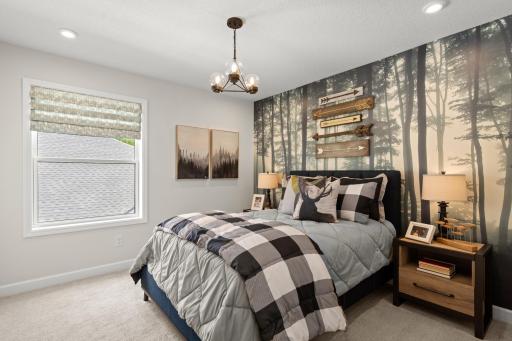 Finally enough space for everyone! The upper level features 3 additional bedrooms. (model photo)