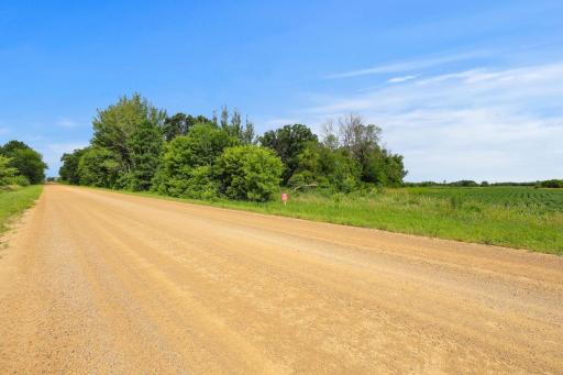 350th Street is the southern property border for the 20 acres