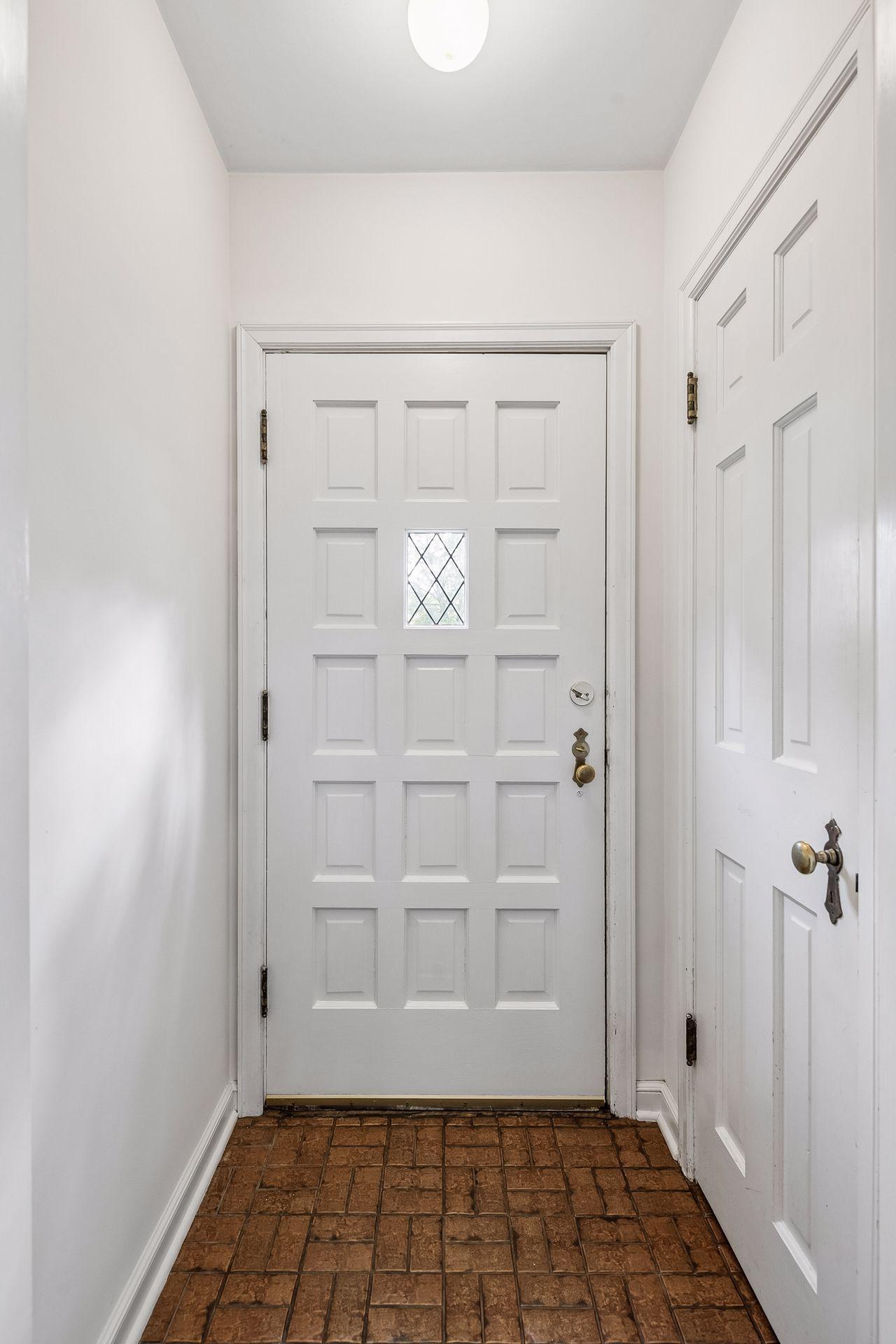 Front entry and coat closet.