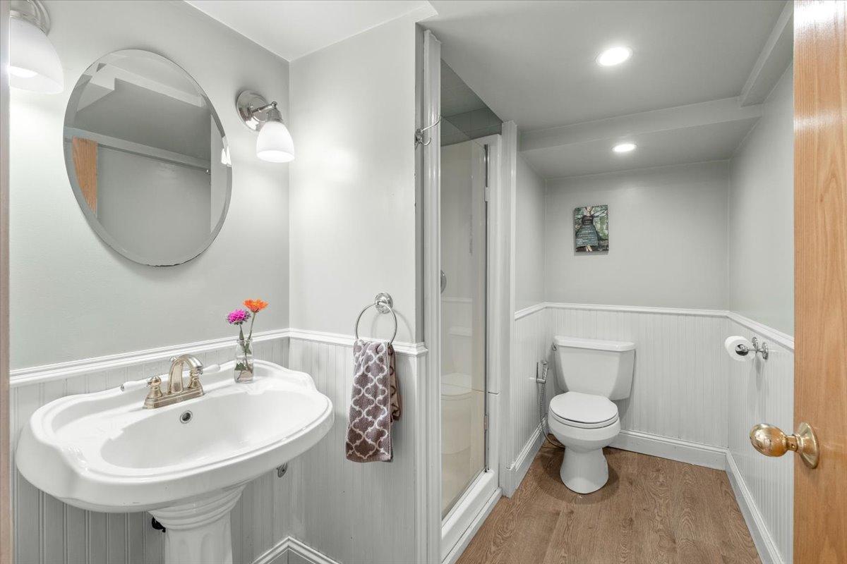 Bathroom in lower level