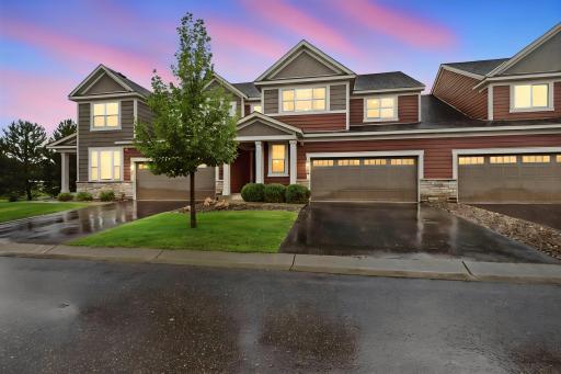 Beautiful curb appeal, day to dusk