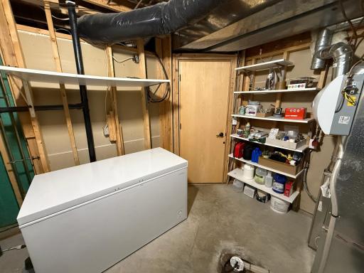 Lots of storage throughout the home, spacious mechanical room.