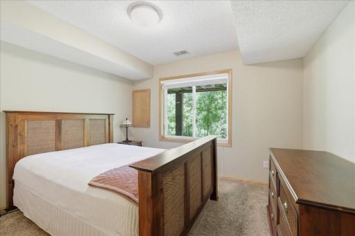 Basement bedroom, stunning views.