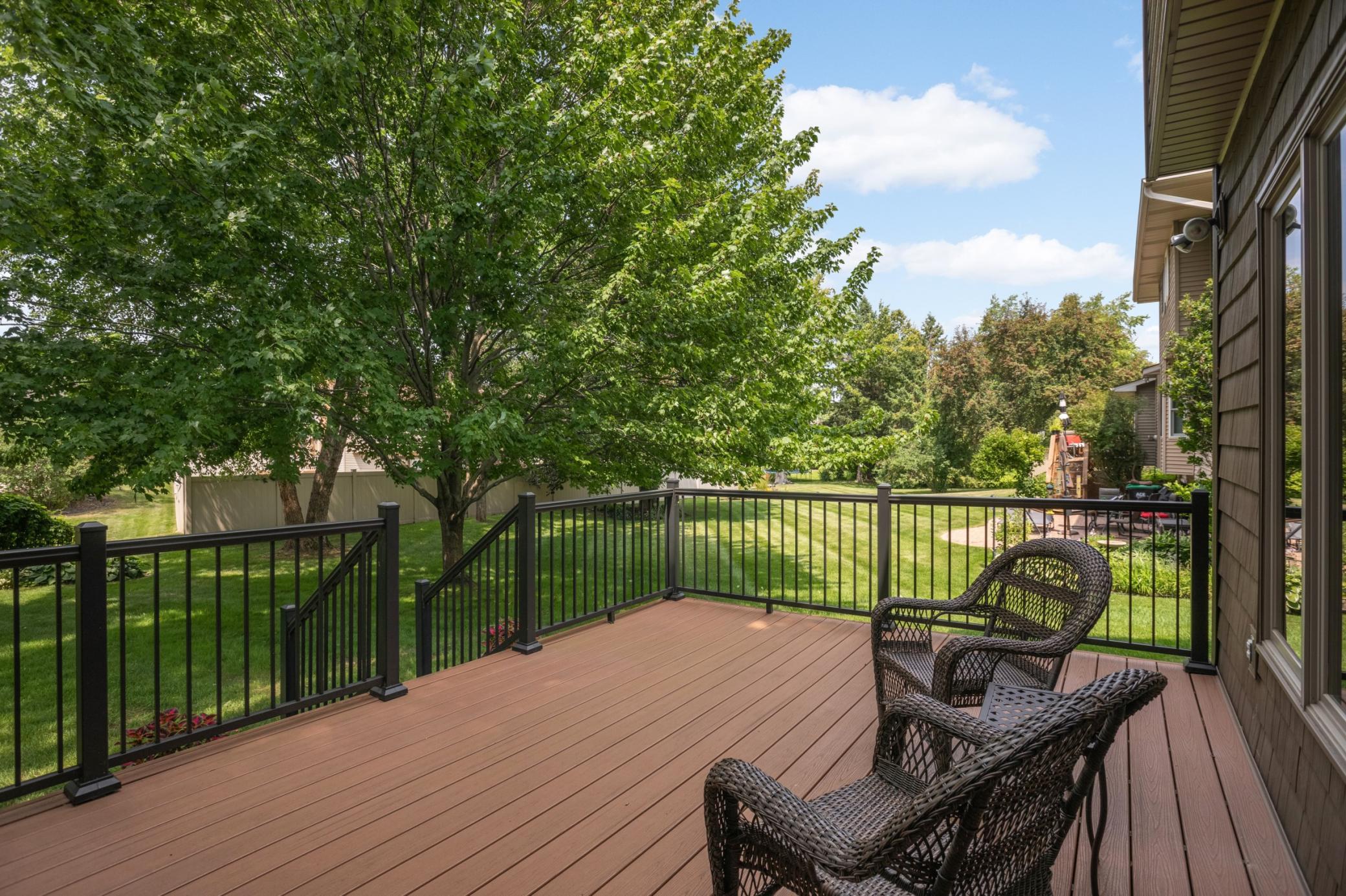 Large maintenance free deck