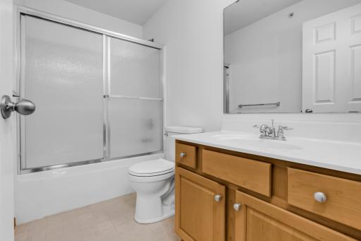 Full bath all for the 2nd bedroom upstairs. Each bedroom has its own!