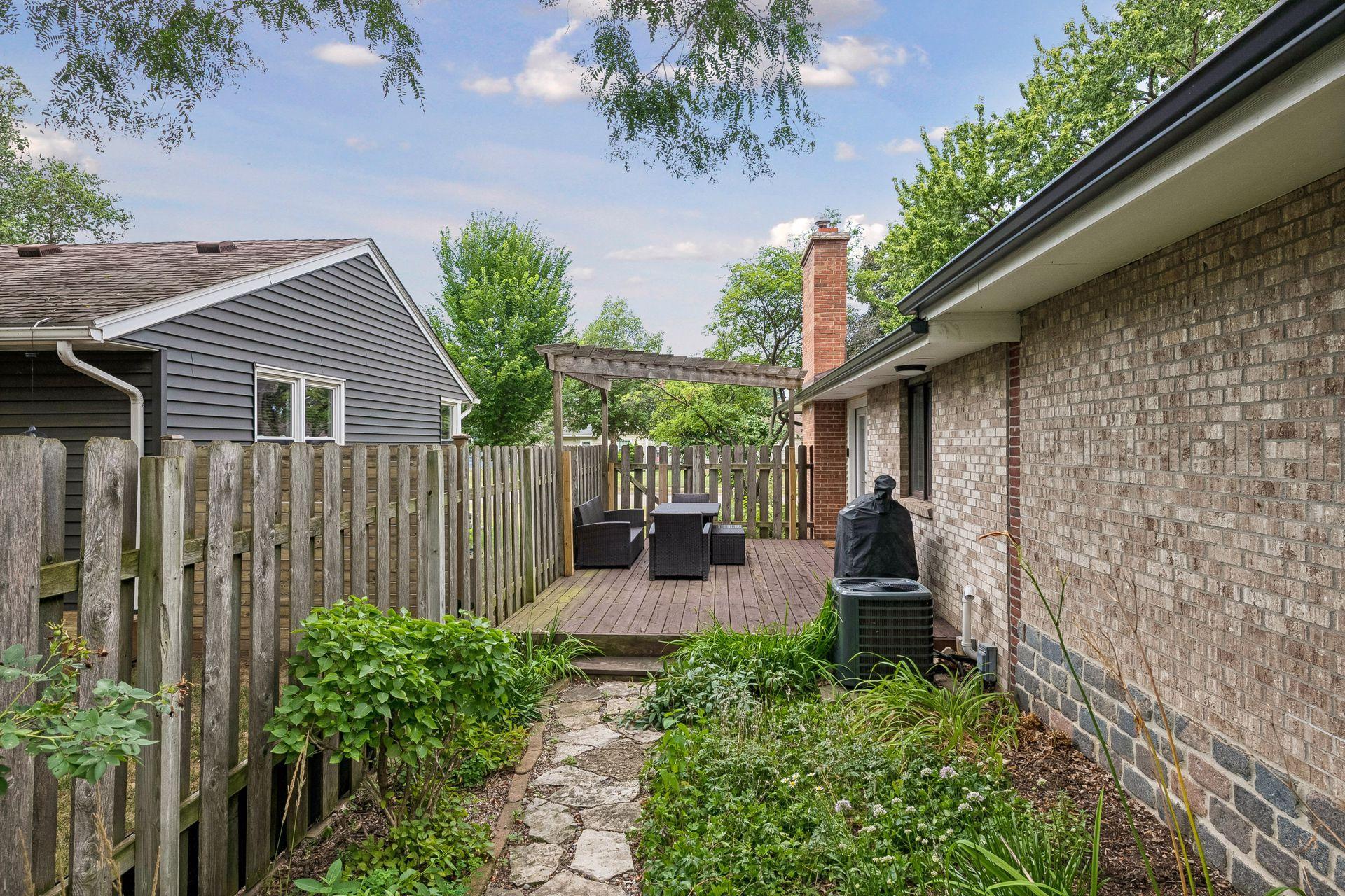 South Side Garden and Deck