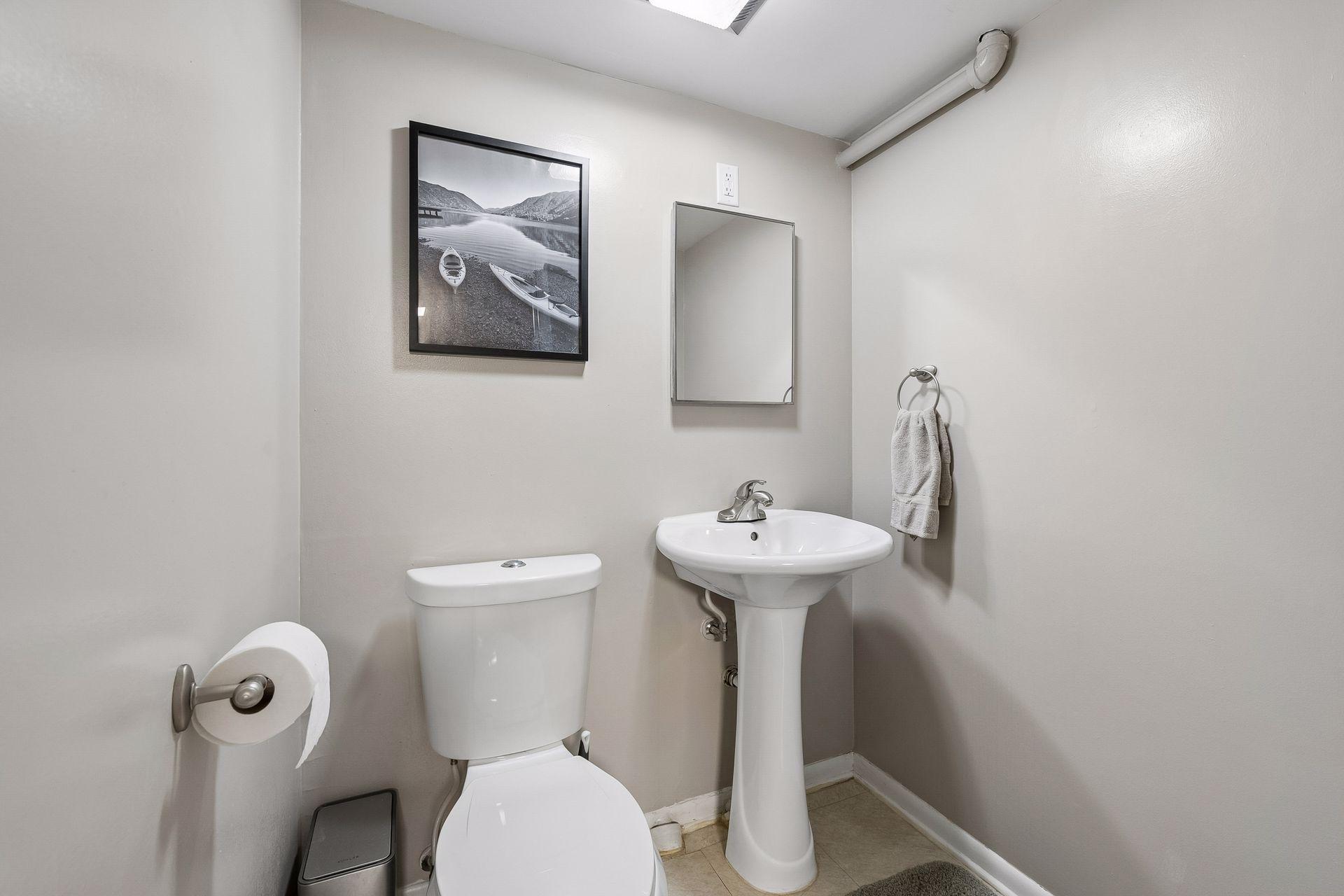 Lower Level Half Bath