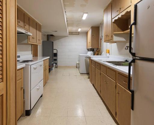 Lower level kitchen