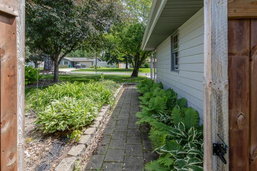 Side of house