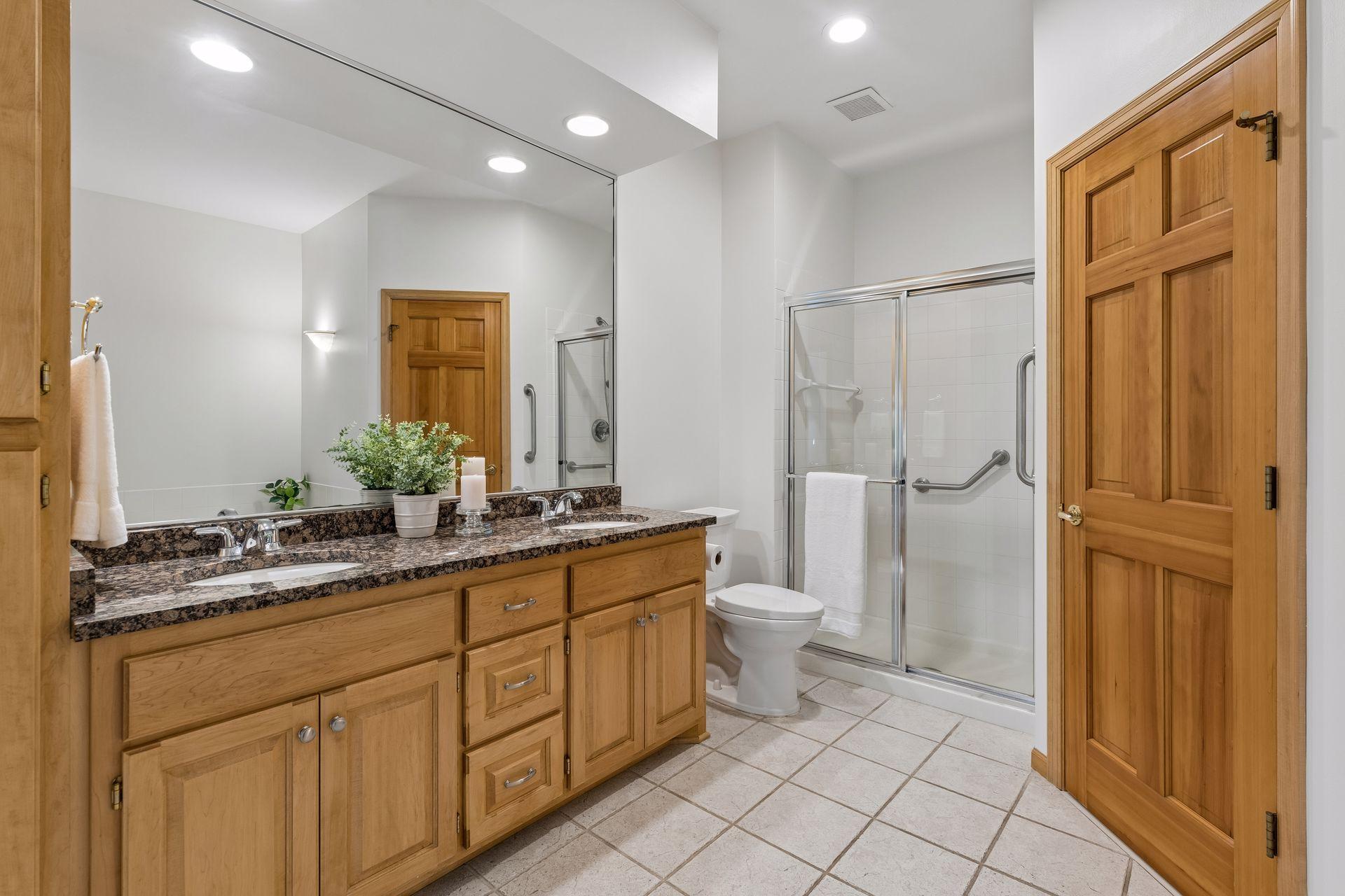 Granite Countertops in Primary Bathroom