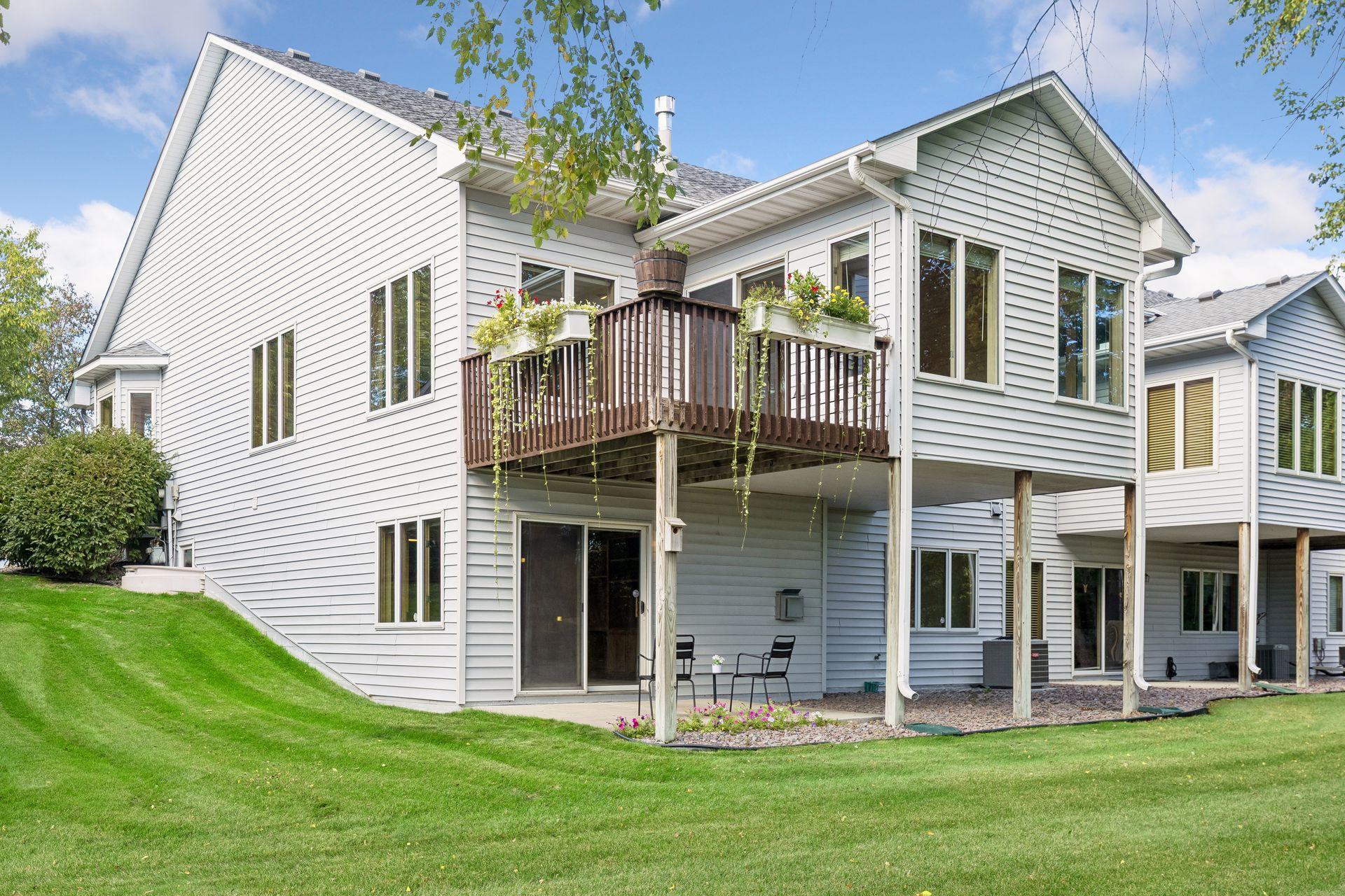 Back of the Townhome
