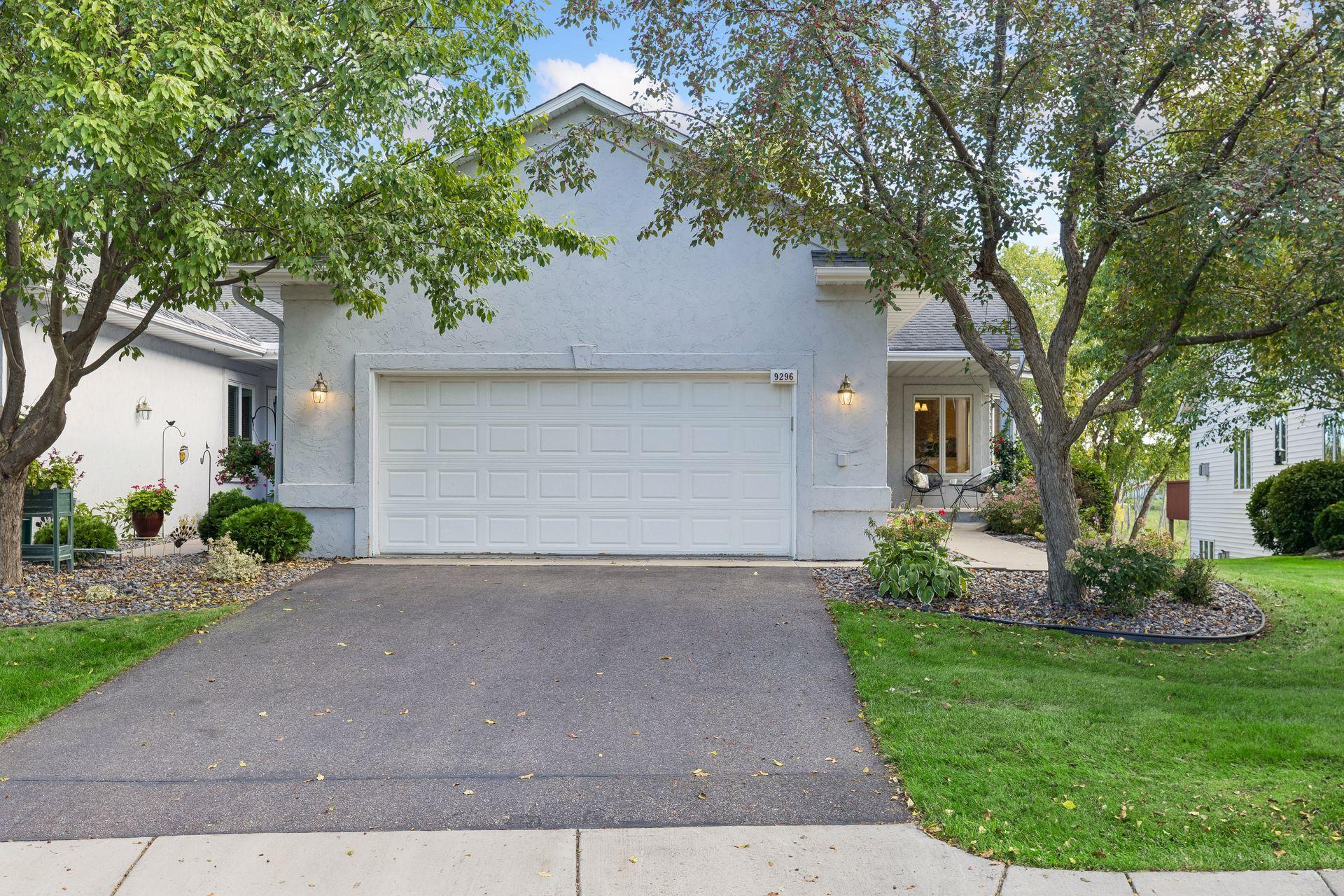 Front Entrance to Attached Two+ Garage