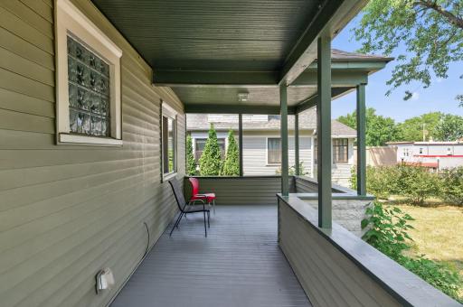 Newly redone porch!