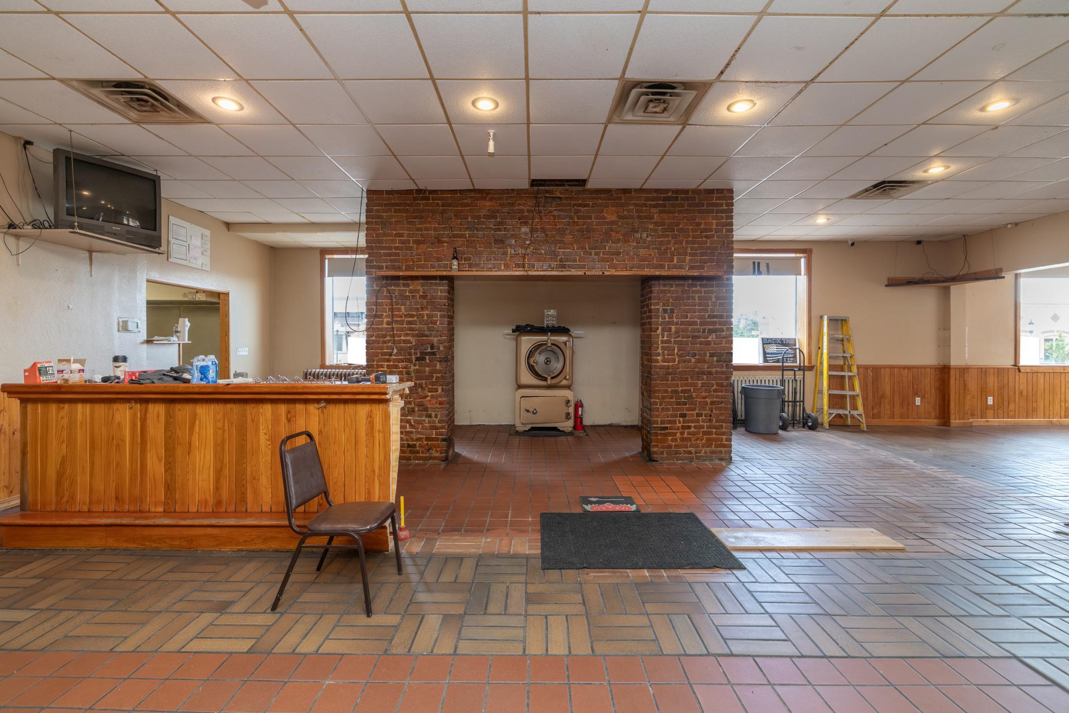 Current view of the old bar area