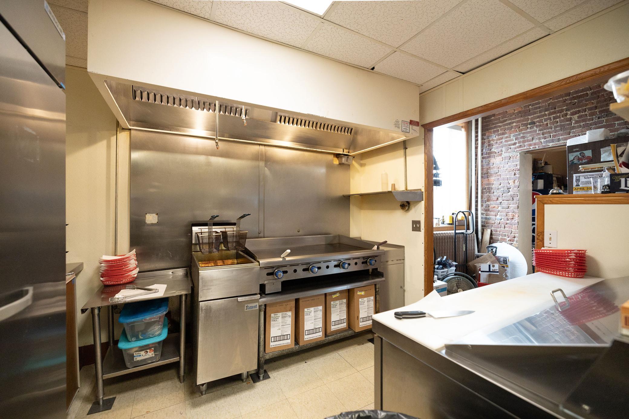 Old photo of main floor kitchen