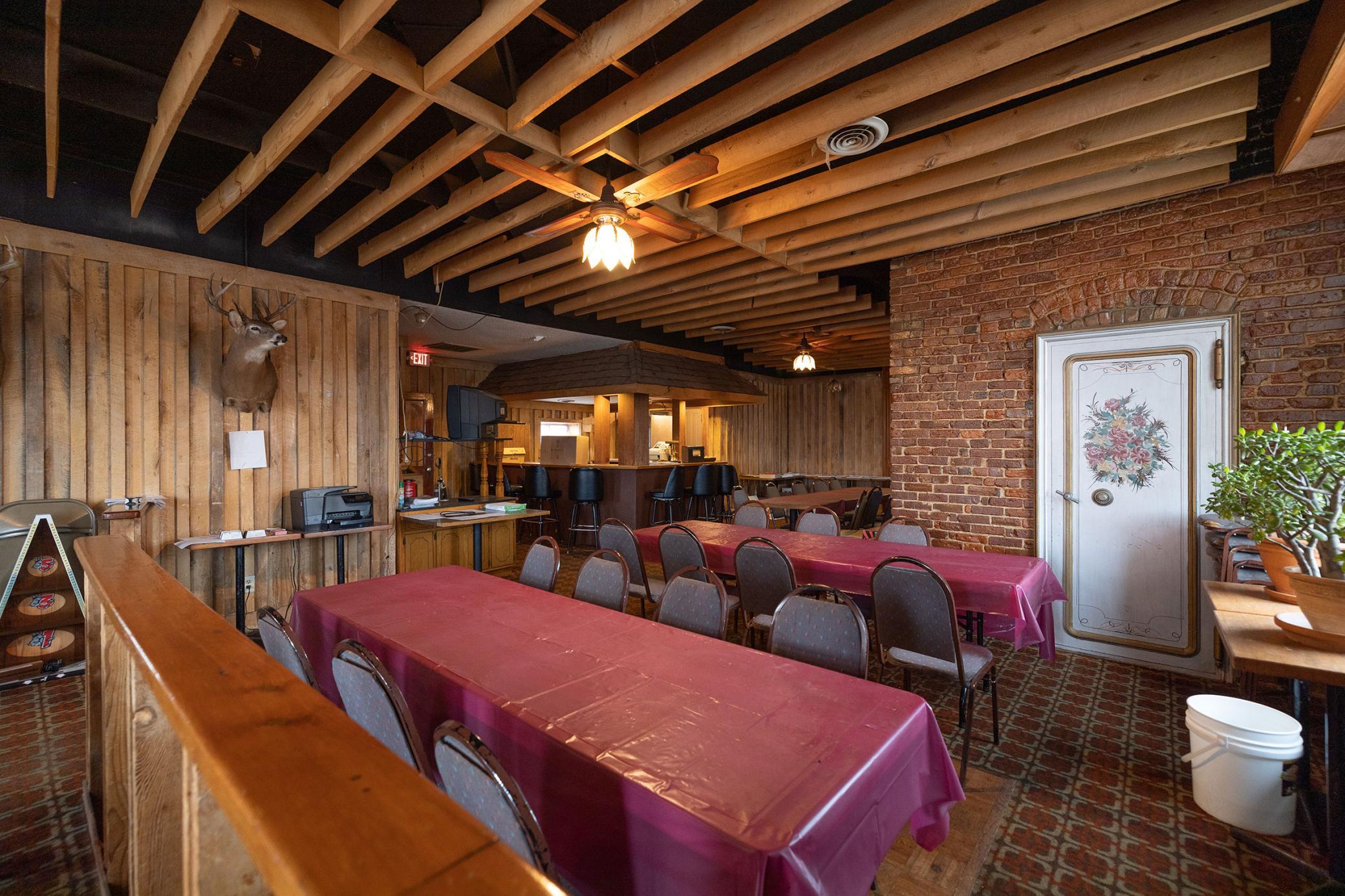 Photo of former banquet space on upper level