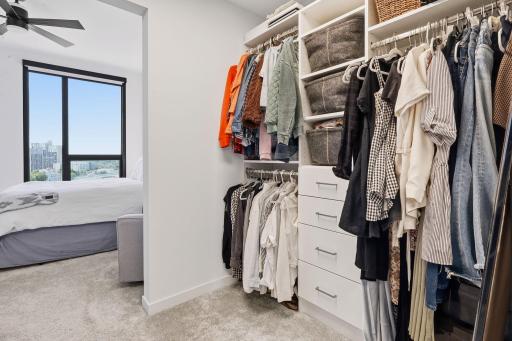 Spacious Walk In Closet