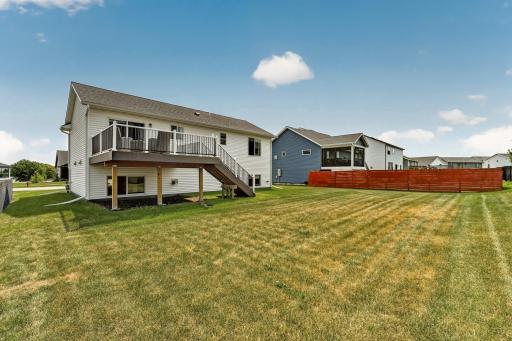Backyard with Large Deck