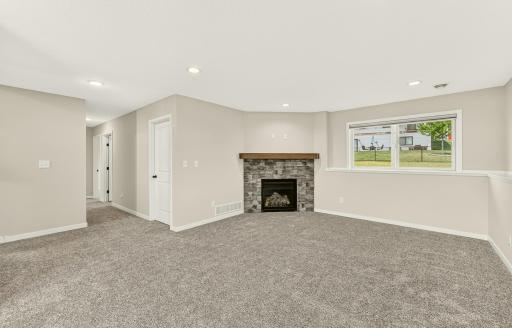 Family Room with Fireplace