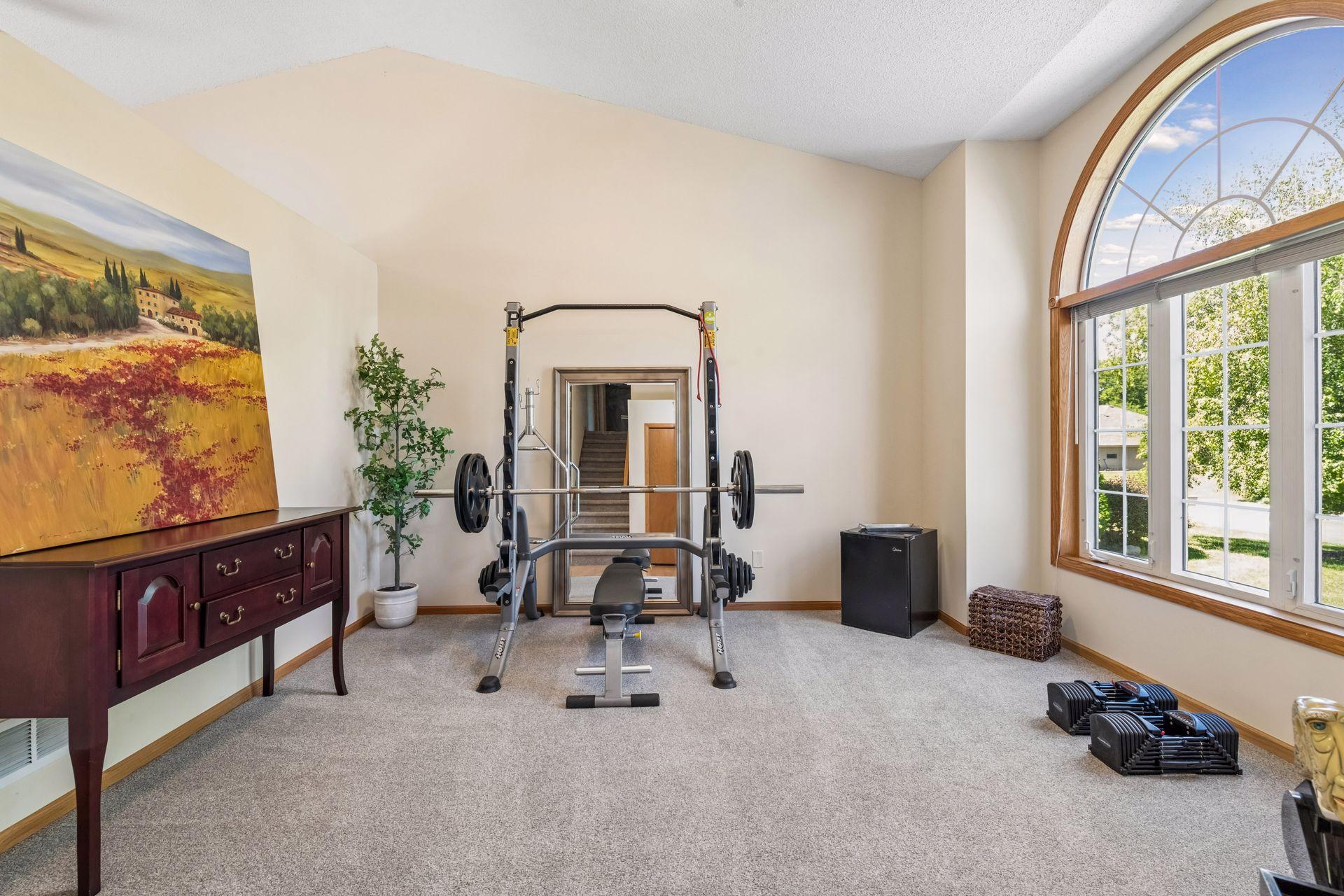 Living room as currently furnished.