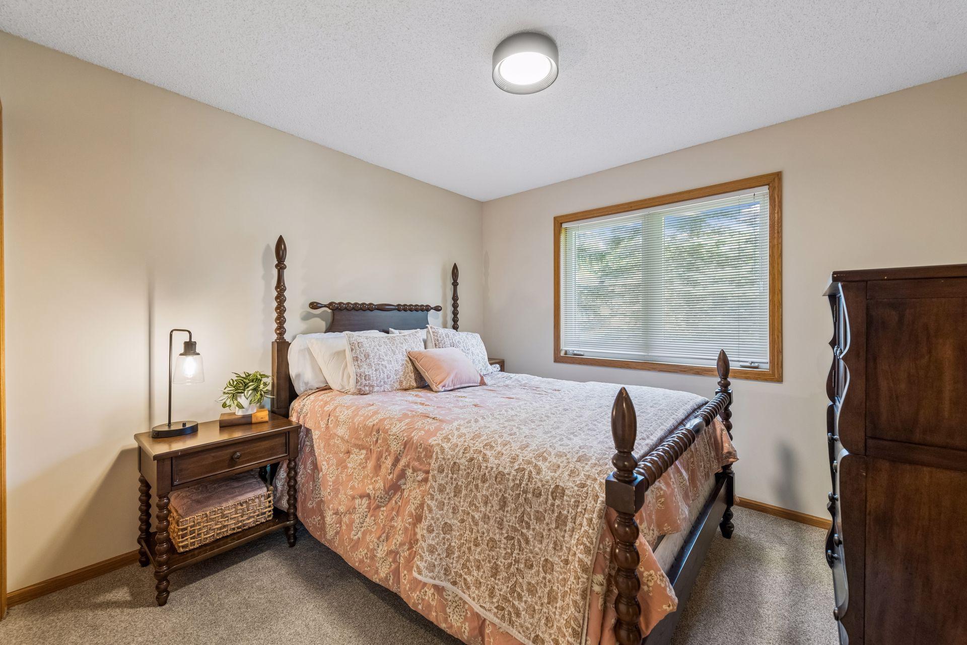 Conveniently located beside the upper-level ¾ bath, this second bedroom offers a comfortable and functional layout.