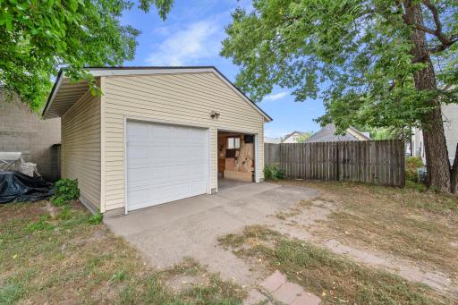 The oversized two car garage was recently insulated as well. 1404 12th Ave NE, Minneapolis, MN 55413