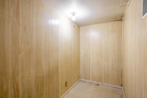 Bonus lower-level room provides additional space well suited for storage, organization, or other household needs.