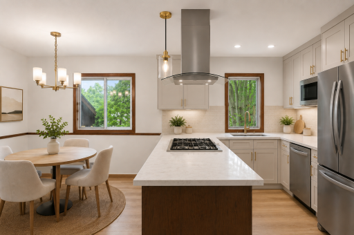 Virtual Staging & Concept for Kitchen Remodel