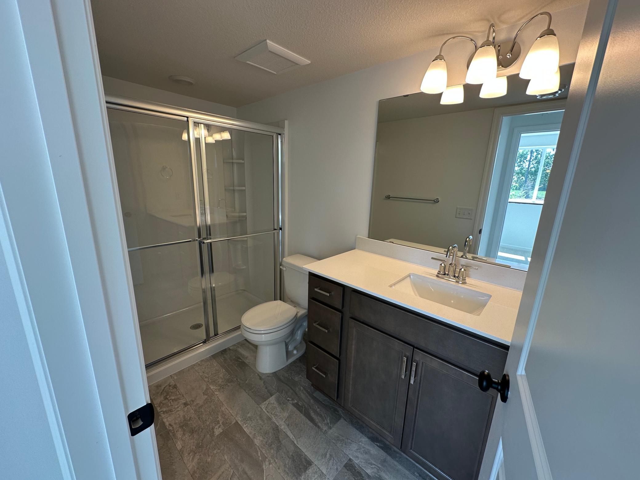Basement bathroom