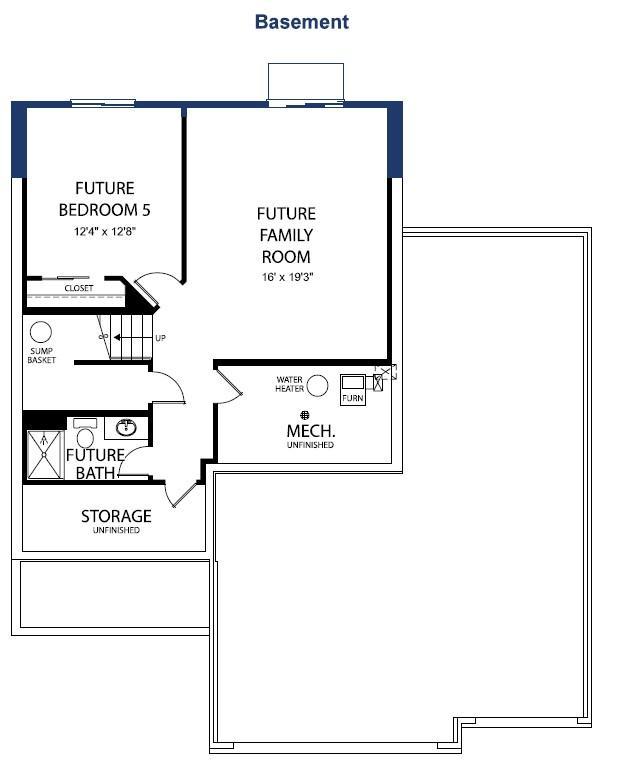 Lower Floor Plan - All measurements are approximate. Information deemed reliable but not guaranteed.