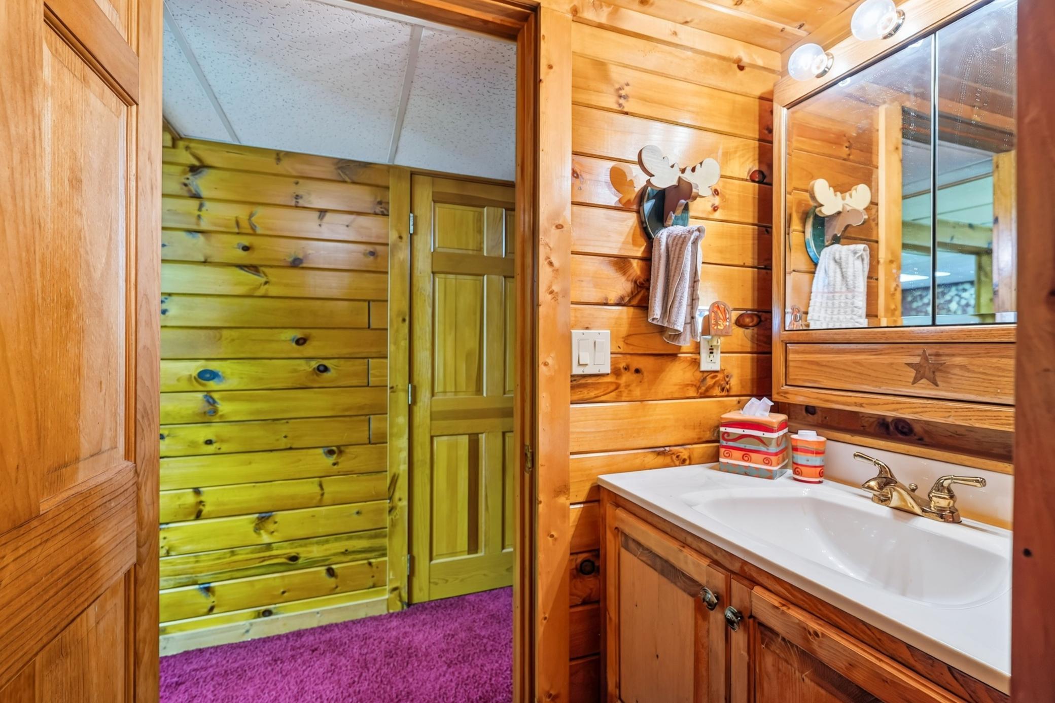 Large vanity sink.