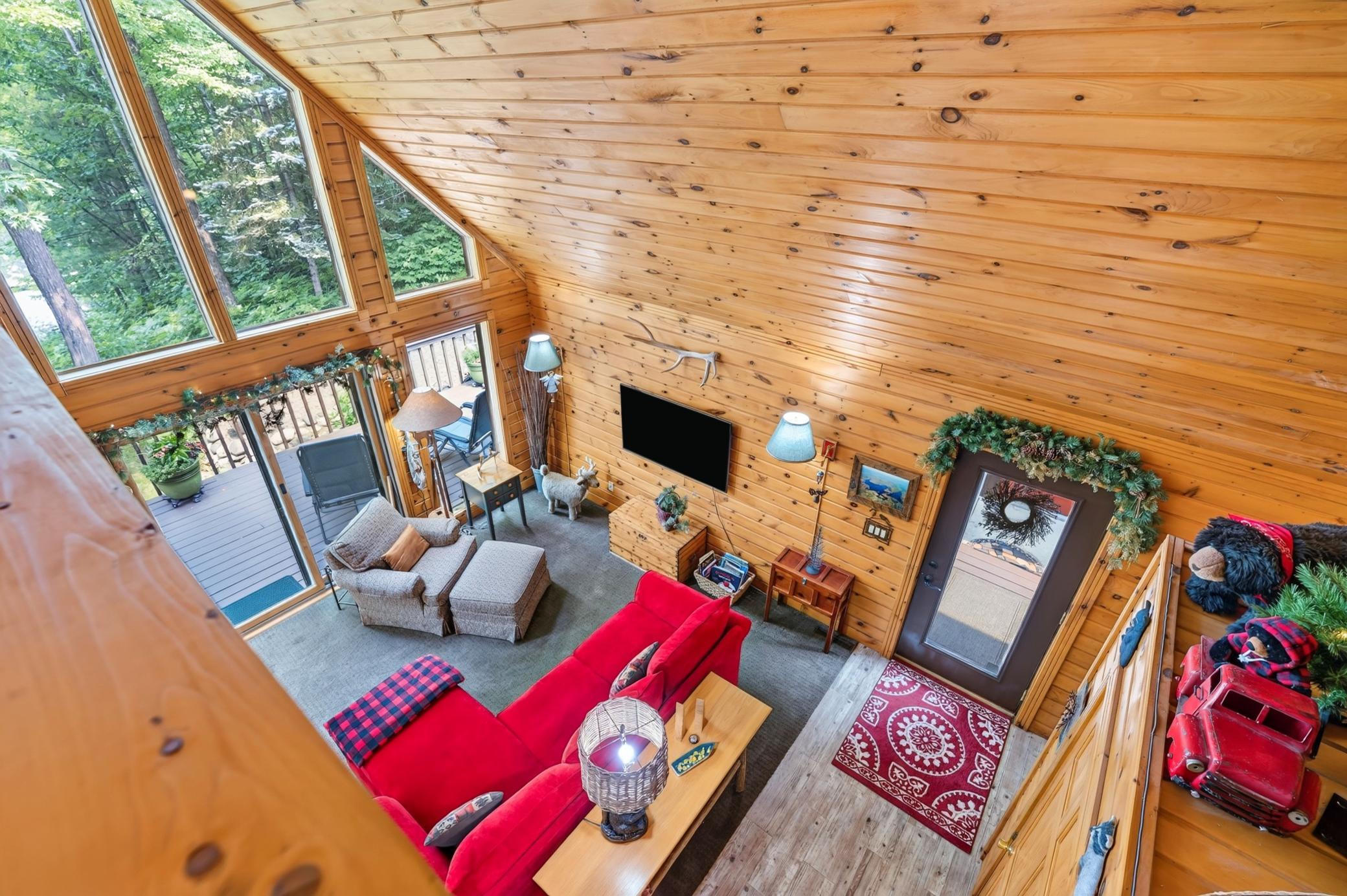 Open loft overlooking the great room.