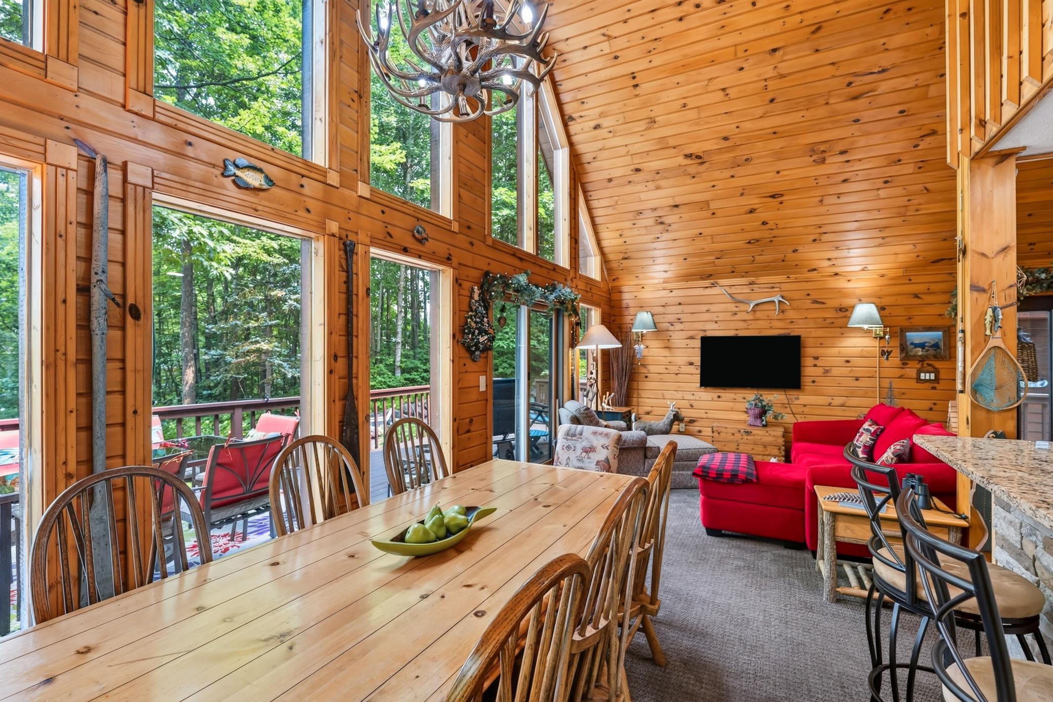 Bright and airy great room.