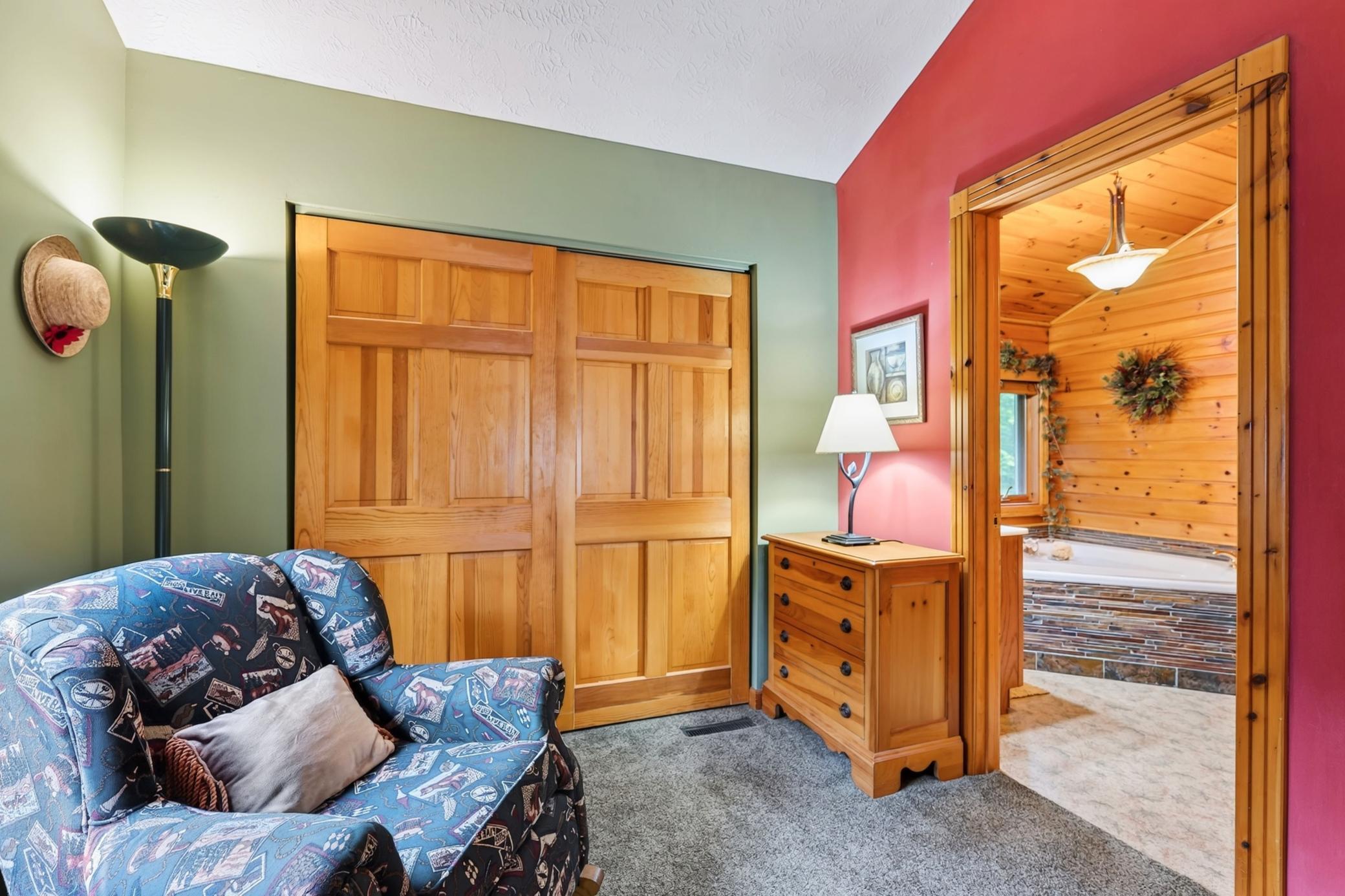 Large closet and bath entrance.