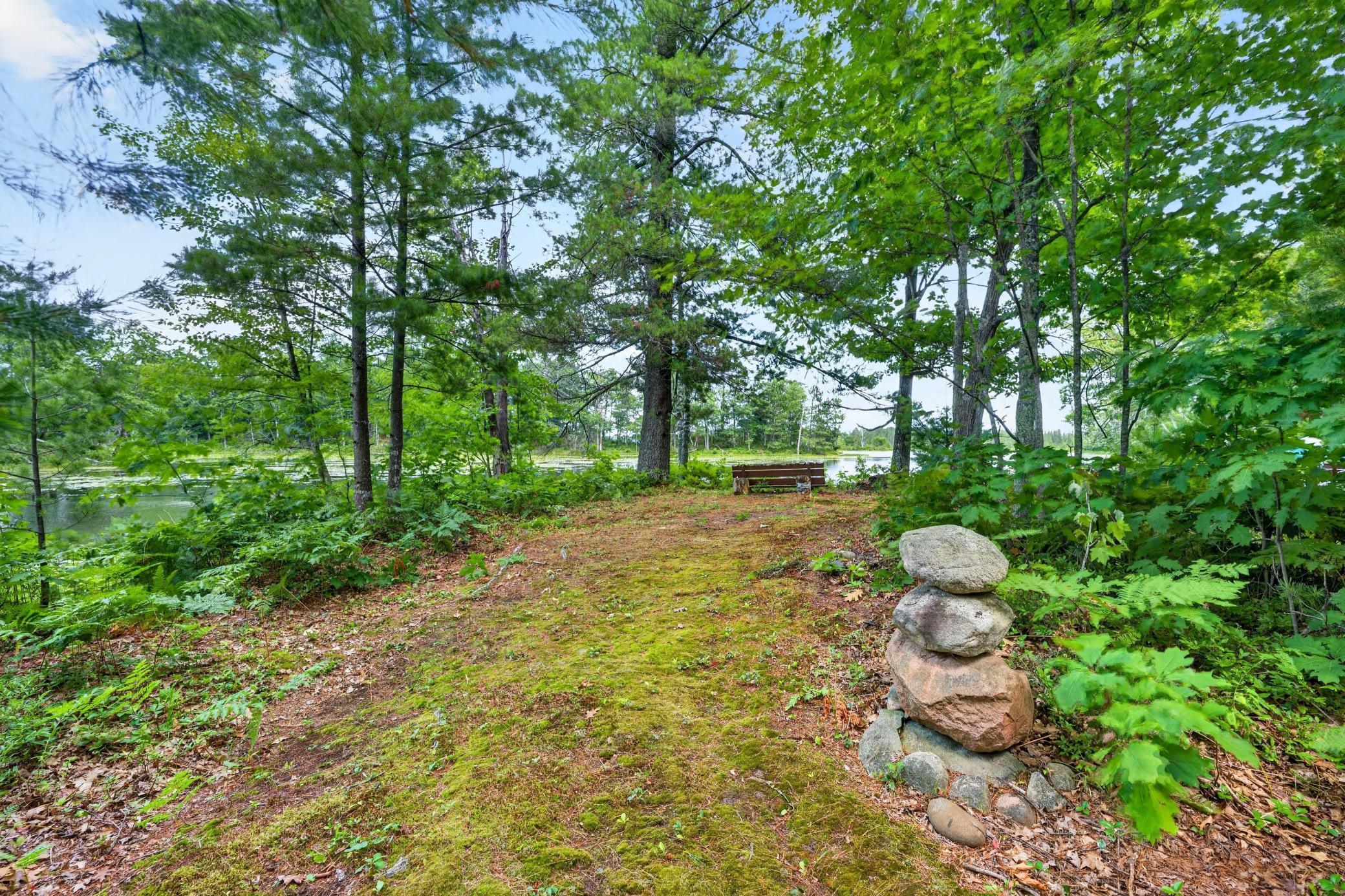 Walking path to the point.