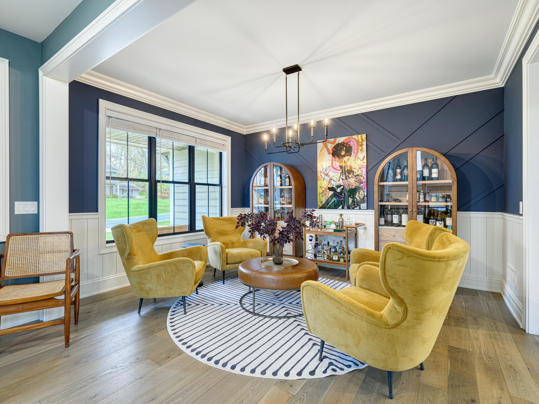 Dining Room arranged as sitting room